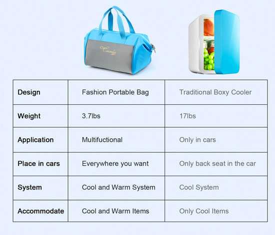 Cooler Tote Bag Comparison VS Hard-Sided Cooler