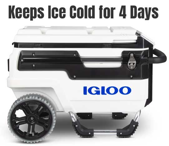 Igloo Trailmate Marine Cooler Keeps Ice Cold for 4 Days